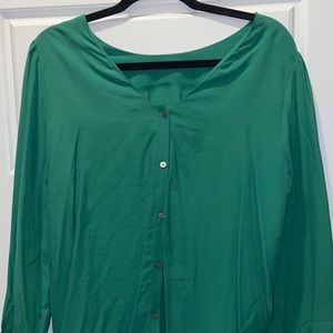 LOFT Green Blouse